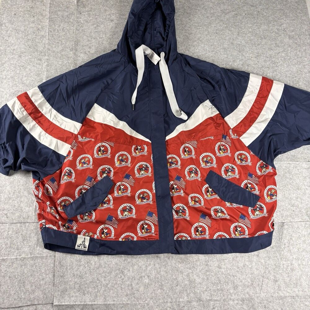 Vintage Walt Disney World 50th Anniversary Vault America On Parade Jacket NWT